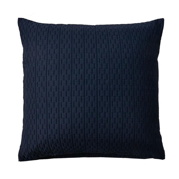 Bianca Burleigh 65x65cm Blue Ink European Soft Pillowcase