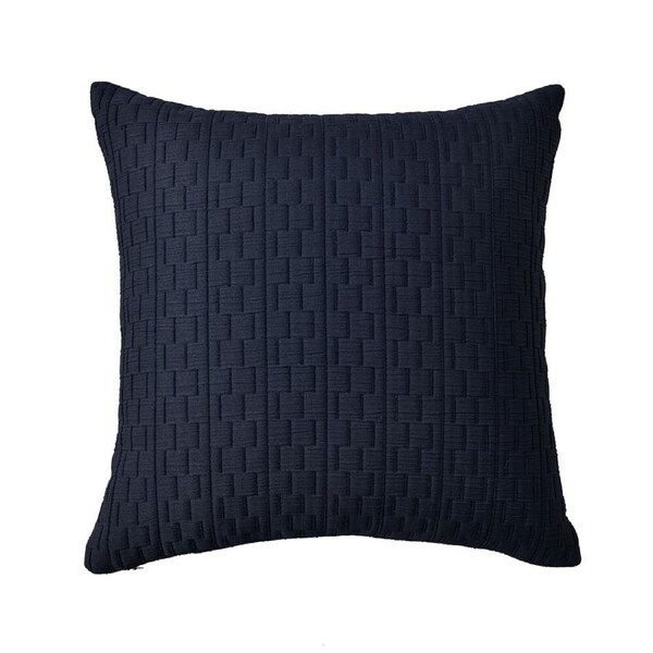 Bianca Burleigh 43x43cm Blue Ink Square Soft Sofa Cushion