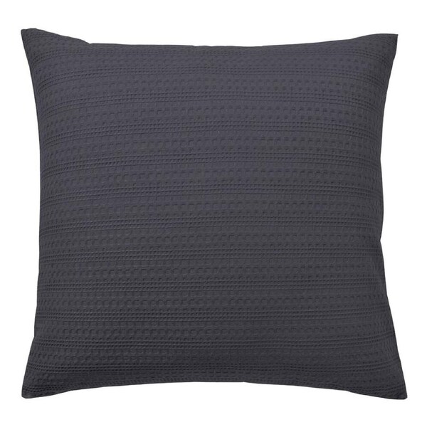 Bianca Kahlani Charcoal Polyester European Pillowcase Cushion Cover 65x65cm