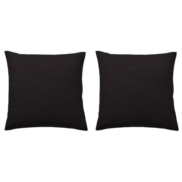 2PK Bianca Kahlani Chocolate Polyester European Pillowcase Cushion 65x65cm