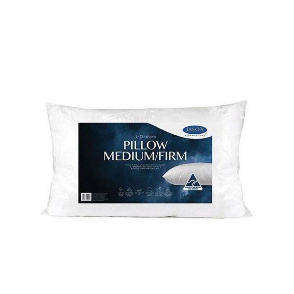 Jason Commercial J-Dream Microblend Medium Firm Pillow Standard 48x73cm White