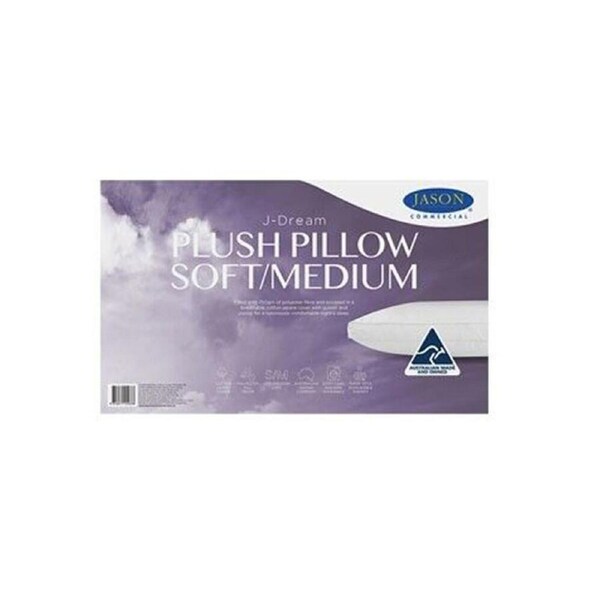 Jason Commercial J-Dream Plush Soft/Medium Gusseted Pillow Standard 48x73cm