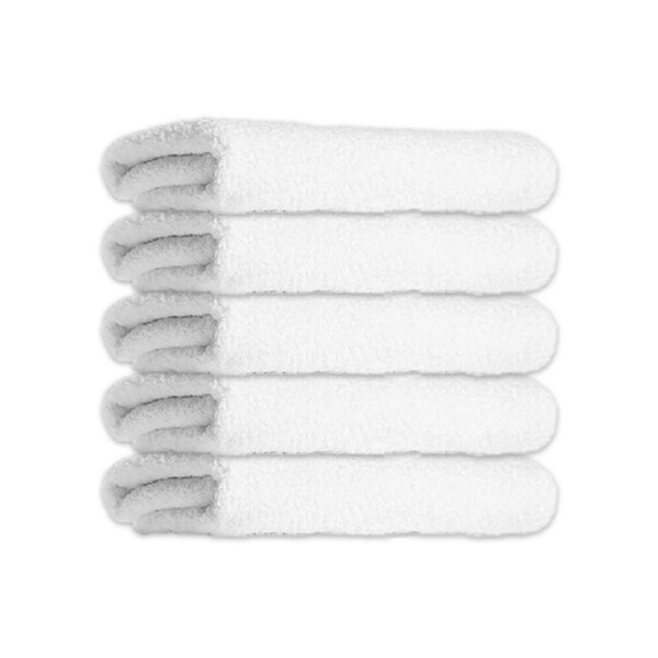 5PK Jason Commercial White J-Dry Luxe Bath Mat Home/Bathroom Rug/Carpet 60x80cm
