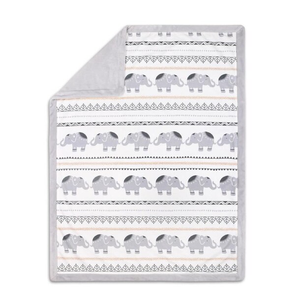 The Peanutshell Boho Baby/Infant Blanket 76x101cm Comforter For Pram/Stroller