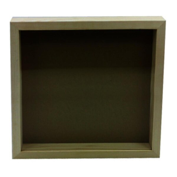 Boyle Wooden 33.5x4.2cm Art/Craft Memory Box Square Frame DIY Home/Room Decor