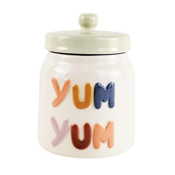 Urban 14cm Ceramic Yum Yum Treats/Snacks Jar Container Storage w/ Lid Asst