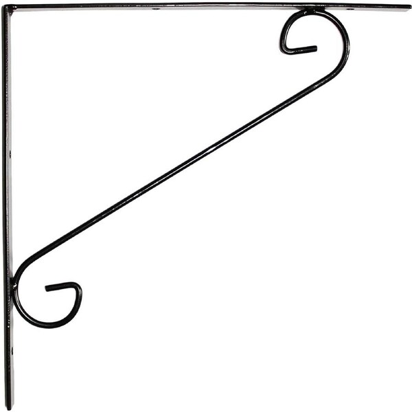 Northcote Pottery Lyon Hanging Plant Basket Bracket Powdercoated Steel 40cm