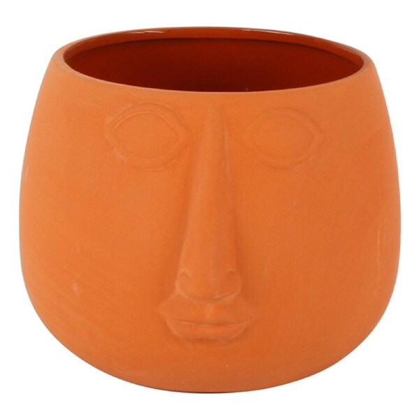 Maine & Crawford Dahla 17cm Ceramic Face Planter Home/Garden Plant Pot TRRCTTA