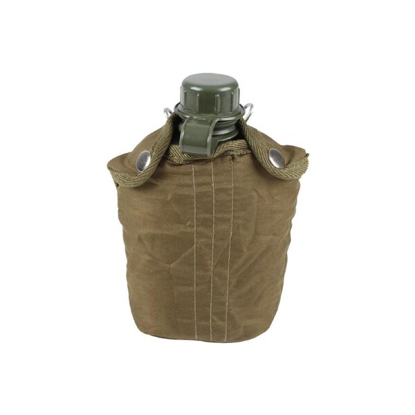 Cockatoo Camping 1qt Spill-Proof Canteen Water Container w/ Cover Army Green