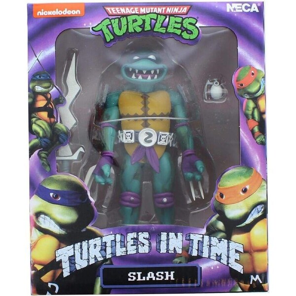Neca Teenage Mutant Ninja Turtles: Turtles In Time- Slash 7" Action Figure