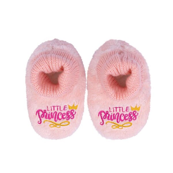 SnuggUps Slippers Baby Quote Medium Princess, Splosh SNBQPS02