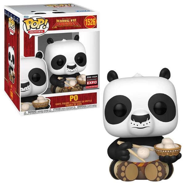 Funko POP Kung Fu Panda- Po C2E2 2024 #1526 Vinyl Figure 6" Limited Edition