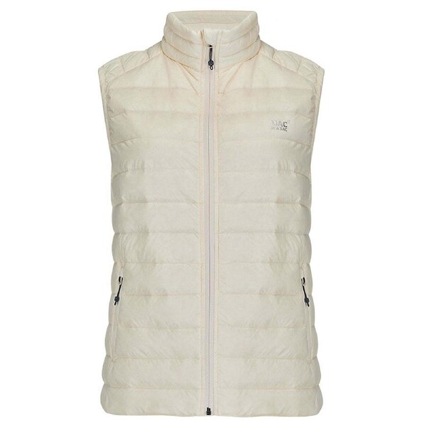 Mac In A Sac Packable Adult Ladies/Women's Alpine Duck Down Vest Ivory AU18