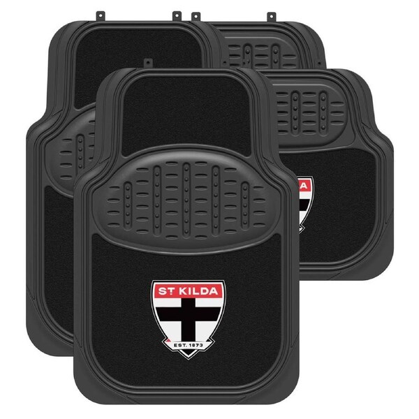 Sperling ST KILDA FC Official AFL Carpet Rubber Car Mats New Design