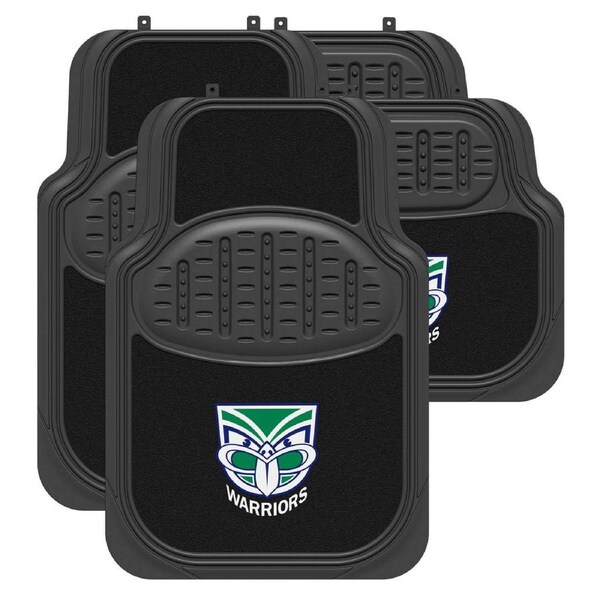 Sperling NEW ZEALAND WARRIORS Official NRL Carpet Rubber Car Mats New Design