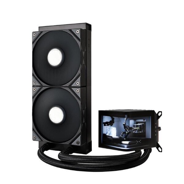 TRYX PANORAMA RGB 240mm L-SHAPED AMOLED SCREEN Liquid Cooler