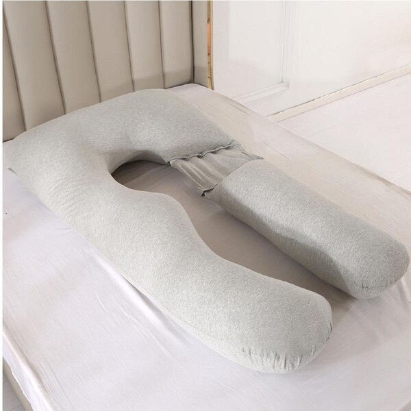 Advwin 2 in 1 U-shaped Maternity Pillow Pregnancy Body Support Improved Nursing