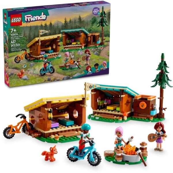 LEGO 42624 - Friends Adventure Camp Cozy Cabins
