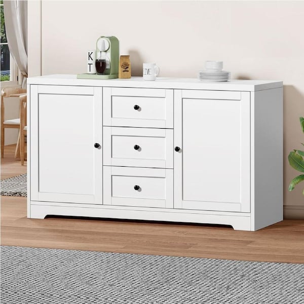 120cm ALFORDSON Buffet Sideboard Storage Cabinet White