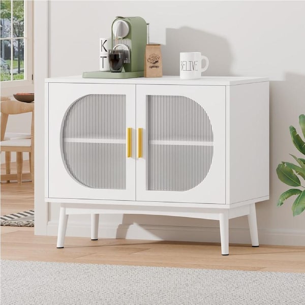 2 Doors ALFORDSON Buffet Sideboard Cabinet Fluted Doors