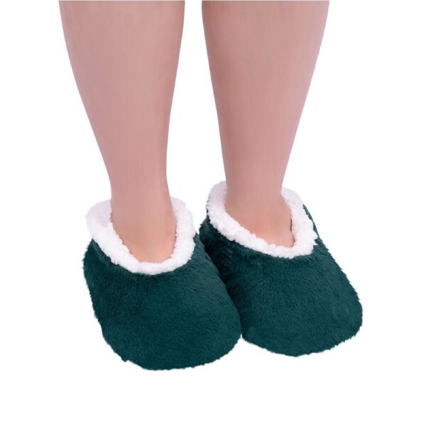 SnuggUps Slippers Women's Luxe Medium Green, Splosh SNWLGRN02
