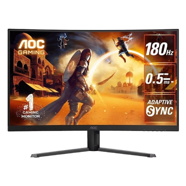 AOC CQ32G4E 31.5" 180Hz QHD Fast VA Curved Gaming Monitor