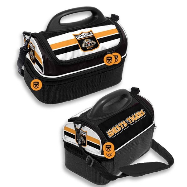 Wests Tigers NRL Retro Design Insulated School Lunch Box dome Cooler BAG