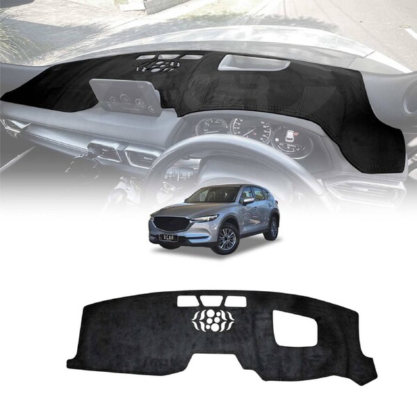 Dash Mat Pad Cover for Mazda CX5 CX-5 2017-2022 Non-Slip Microfiber Pad Cover Interior Accessories