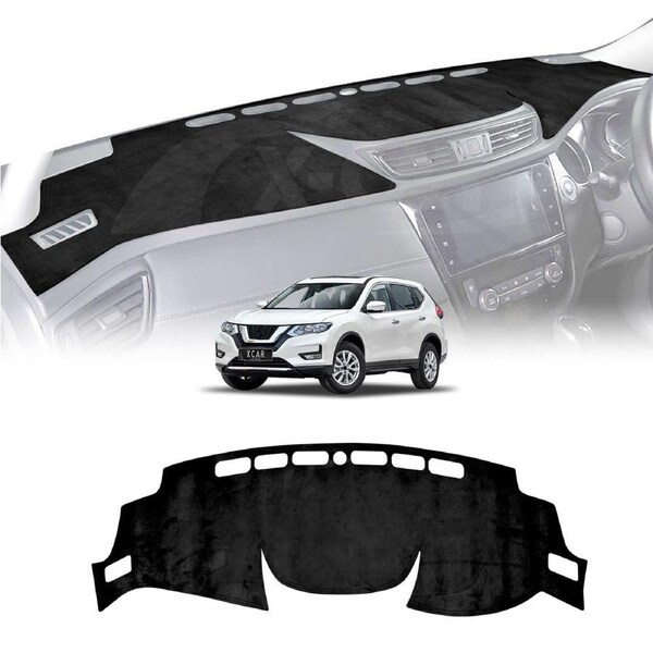 Dash Mat Pad Cover for Nissan Xtrail X-trail T32 SUV 2013-2022 Non-Slip Microfiber Pad Cover Interior Accessories
