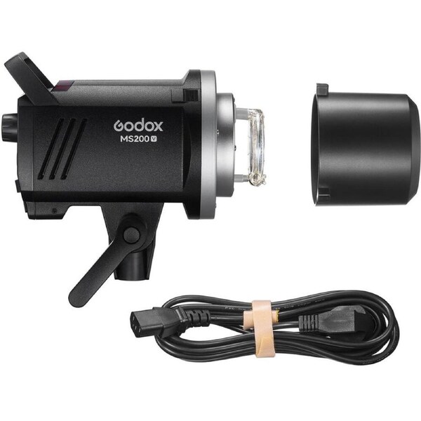 Godox MS 200-V Studio Flash 200ws with LED Modelling Lamp