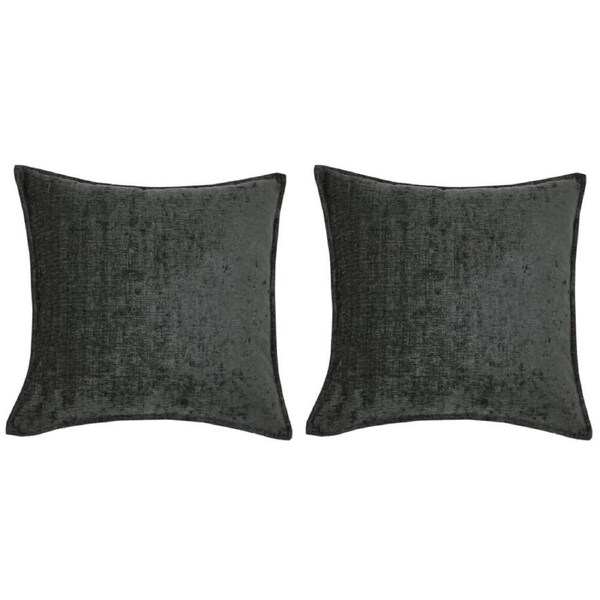 2PK Jason Commercial Parker Premium Cushion Filled 44x44cm Charcoal 340GSM