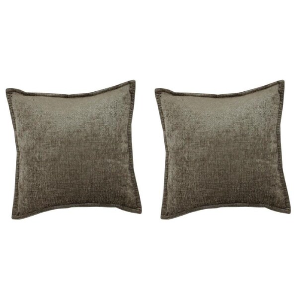 2PK Jason Commercial Parker Premium Cushion Filled 44x44cm Mocha 340GSM