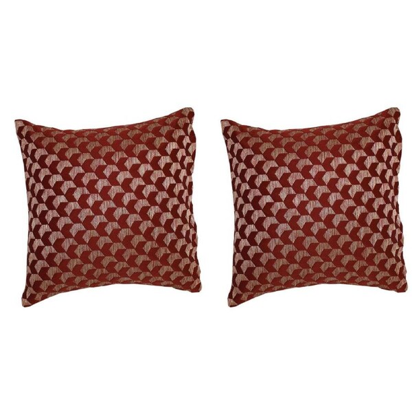 2PK Jason Commercial Regency Premium Cushion Filled 45x45cm Russet 600GSM
