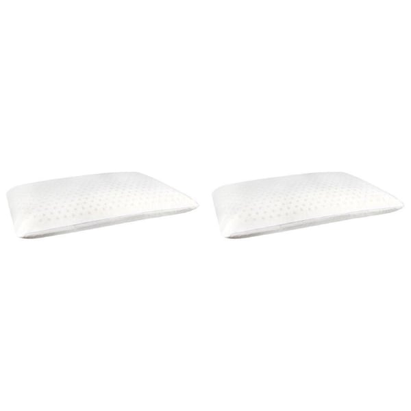 2PK Jason Commercial Breeze Air Latex Conforming Bed Sleeping Pillow 40x65x12cm
