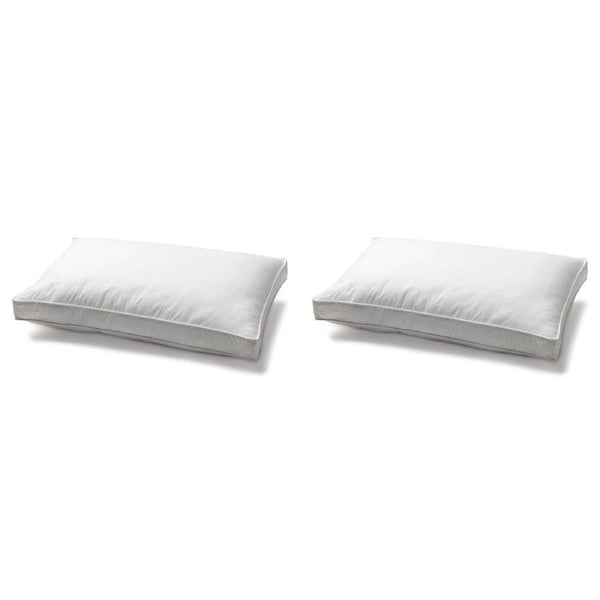 2PK Jason Commercial Microloft Premium Cotton Luxury Bedroom Pillow 50x90cm