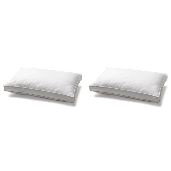 2PK Jason Commercial Premium Cotton Microloft Bedroom Sleeping Pillow 48x73cm