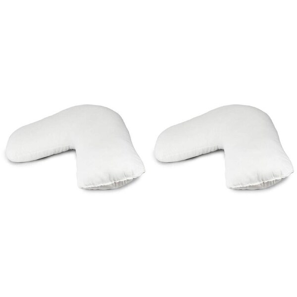 2PK Jason Commercial Cotton Hygiene Plus Treated Pillow V Shape 80x36 cm 900GSM