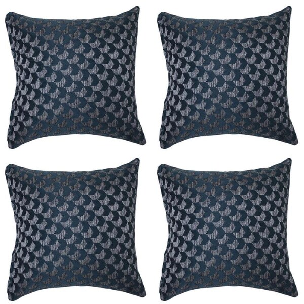 4PK Jason Commercial Regency Premium Bedroom Cushion Filled 45x45cm Ocean 600GSM