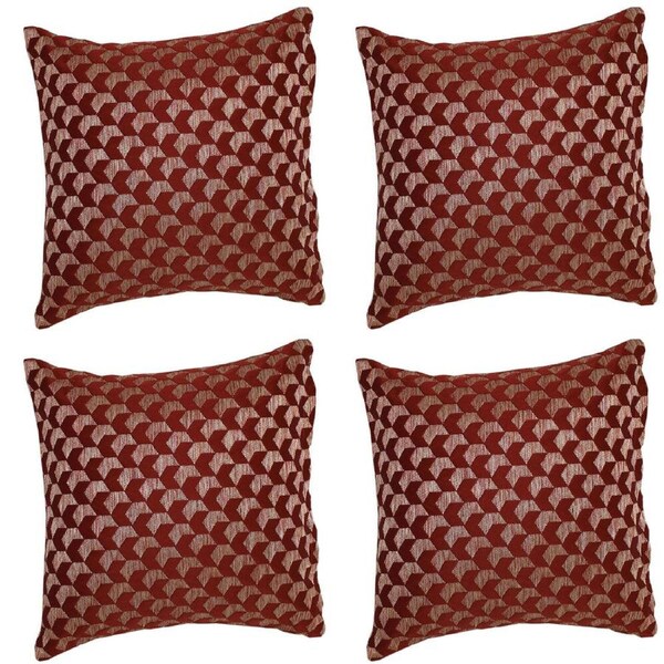 4PK Jason Commercial Regency Premium Cushion Filled 45x45cm Russet 600GSM
