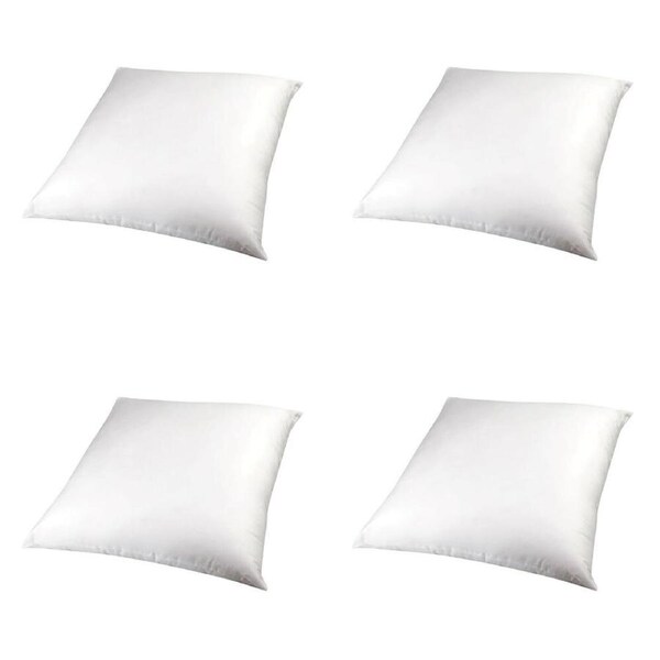 4PK Jason Commercial Cotton Hygiene Plus Treated Pillow Euro 65x65cm 1000GSM
