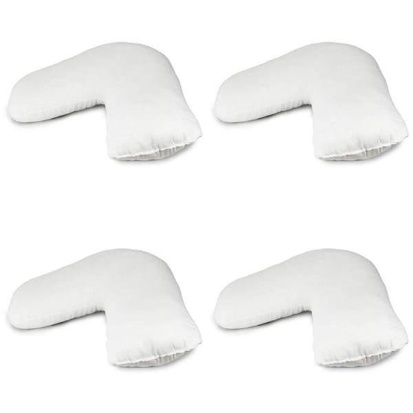 4PK Jason Commercial Cotton Hygiene Plus Treated Pillow V Shape 80x36 cm 900GSM