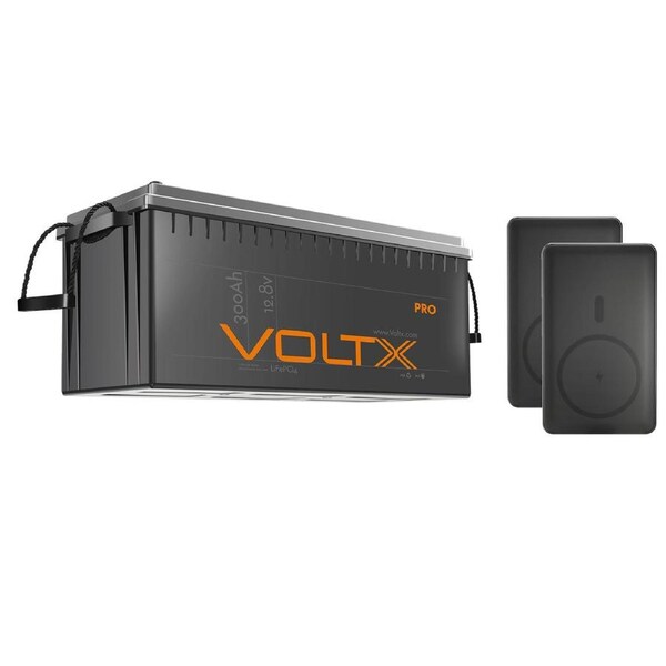 VoltX 12V Lithium Battery 300Ah + 20000mAh Power Bank