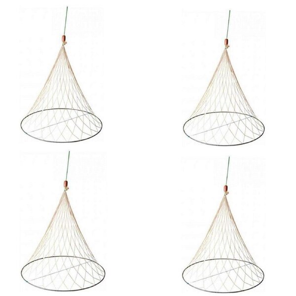 4 x Seahorse 12 Ply Crab Dillies - Witches Hats - Crab Traps/Crab Pots