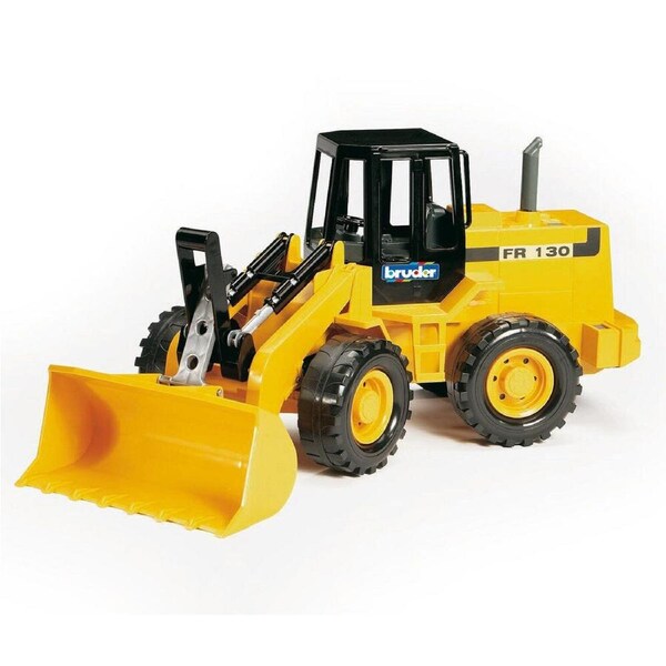 Bruder ABS Articulated Road Loader FR 130 Vehicle 40cm Kids Toy Yellow 3y+