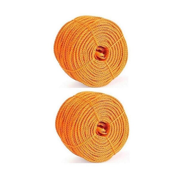 2 x Rolls Of 3mm Crab Pot Rope - Bulk 100 Yard Rolls - Crab Trap Rope