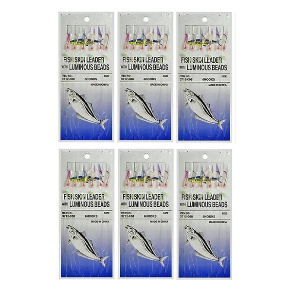 Wilson Bait Jigs Fishing Rig -Hook Sizes 4 & 6 Bulk 6pc