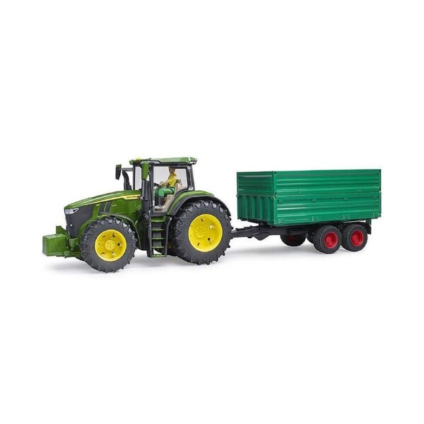 Bruder ABS Tandem Axle Tipping Trailer w/Removable Top Vehicle 37cm Toy 3y+