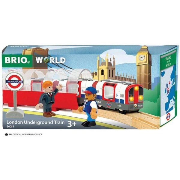 Brio World London Underground Train 7pcs 36085