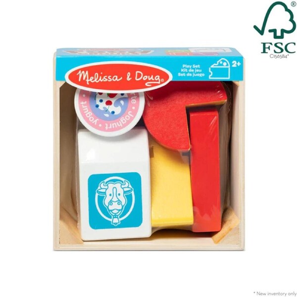 Melissa & Doug Wooden Food Groups Play Set - Dairy