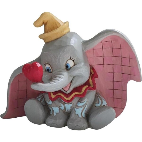 Disney Traditions by Jim Shore - Gift of Love Heart - Dumbo Figurine 12cm